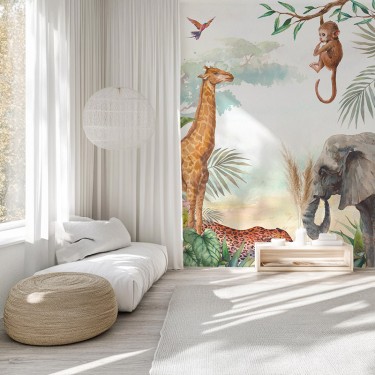 Tapeta Zwierzęta Safari