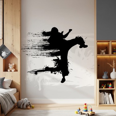 Tapeta Karate rysunek