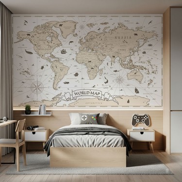 Fototapeta Mapa Świata