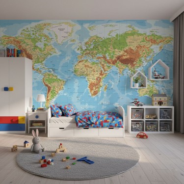 Fototapeta Mapa Świata