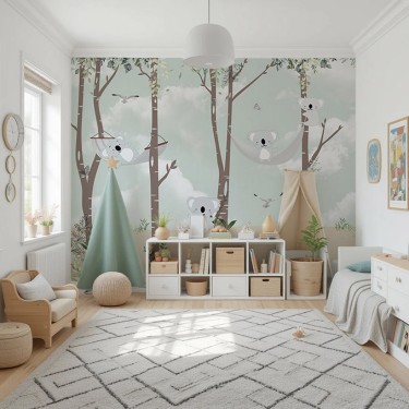 Tapeta Misie koala w lesie