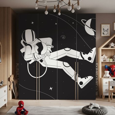 Naklejka na meble Astronauta w kosmosie