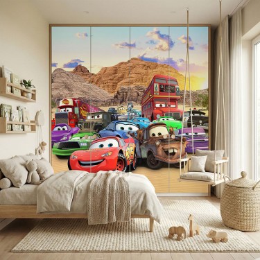 Naklejka na meble Auta i ZygZak McQueen