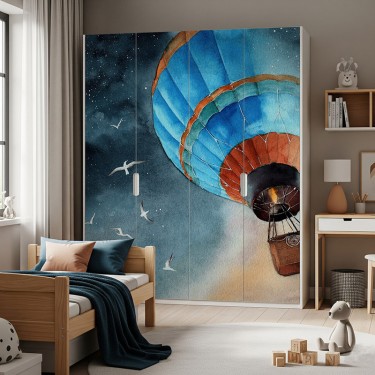 Naklejka na meble Balon na tle nieba