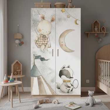 Naklejka na meble Cyrk zwierzątek