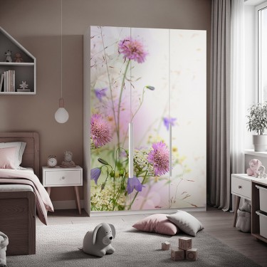 Naklejka na meble Delikatne Polne kwiaty