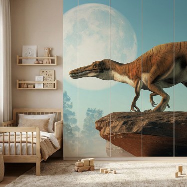 Naklejka na meble Dinozaur na klifie