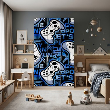 Naklejka na meble Gamepady Graffiti