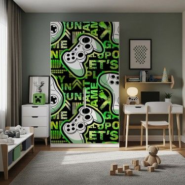 Naklejka na meble Gamepady Graffiti