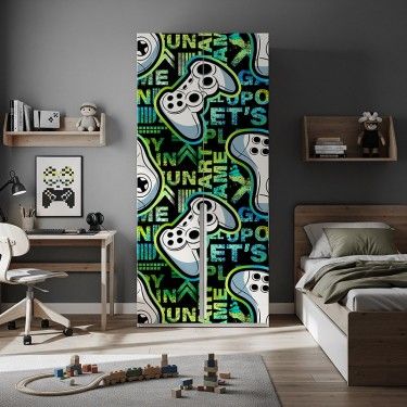 Naklejka na meble Gamepady Graffiti