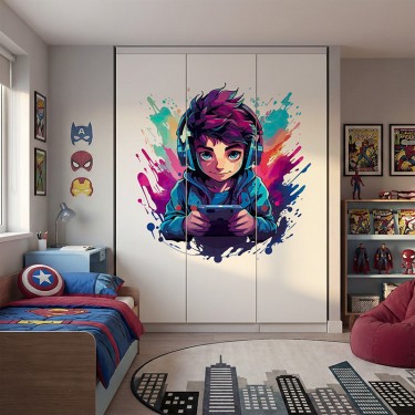 Naklejka na meble Gracz