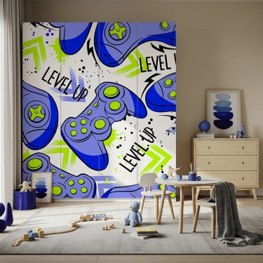 Naklejka na meble Granatowe joysticki