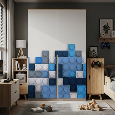 Naklejka na meble Klocki