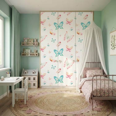 Naklejka na meble Kolorowe motyle