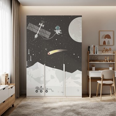 Naklejka na meble Kosmiczny krajobraz