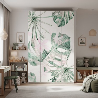 Naklejka na meble Liście monstera