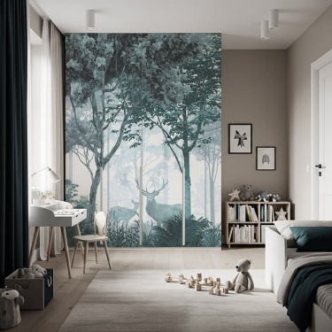 Naklejka na meble Magiczny leśny świat