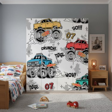Naklejka na meble Monster truck