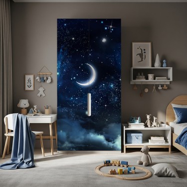 Naklejka na meble Nocna Galaktyka