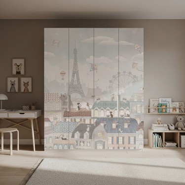 Naklejka na meble Paryż