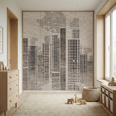 Naklejka na meble Pejzaż miejski