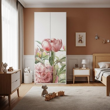 Naklejka na meble Piękne piwonie