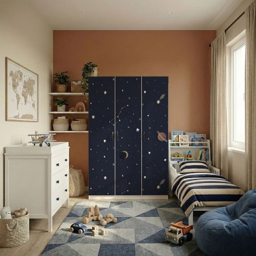 Naklejka na meble Planety i gwiazdy