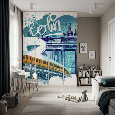 Naklejka na meble Podróż po Berlinie