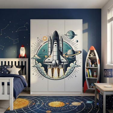 Naklejka na meble Prom kosmiczny
