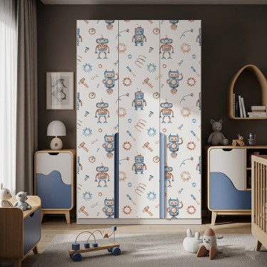 Naklejka na meble Robociki