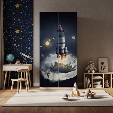 Naklejka na meble Statek kosmiczny