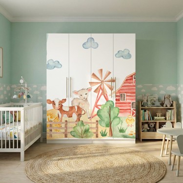 Naklejka na meble Wesoła Zagroda