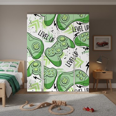 Naklejka na meble Zielone joysticki