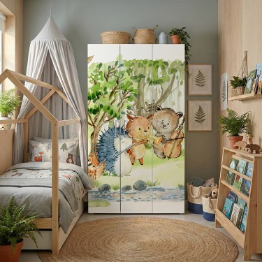 Naklejka na meble Zwierzątka Muzykanci