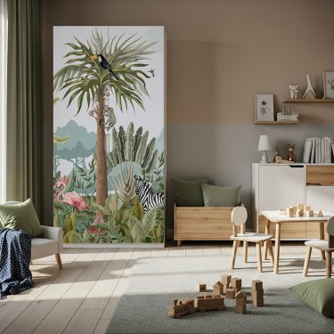 Naklejka na meble Zwierzęta w dżungli