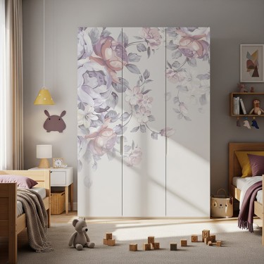 Naklejka na meble Zwisające piękne kwiaty 3D