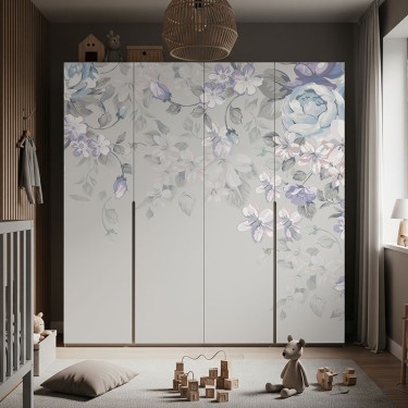 Naklejka na meble Zwisające piękne kwiaty