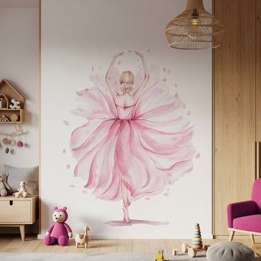 Tapeta Baletnica w różowej sukience
