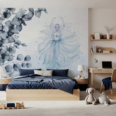 Tapeta Baletnica w kwiatach