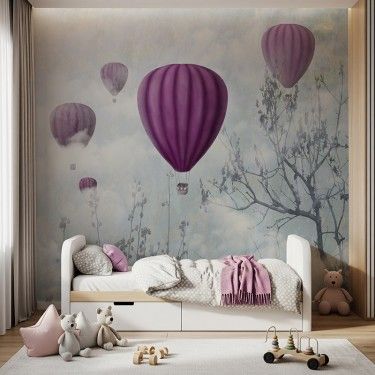 Tapeta Balony we mgle