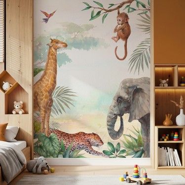 Tapeta Zwierzęta Safari