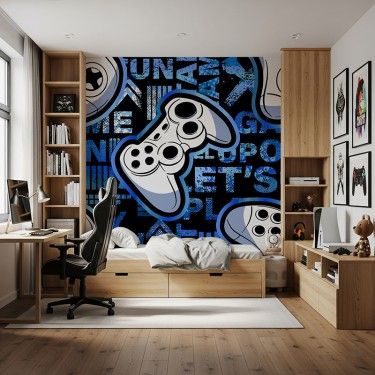 Tapeta Gamepady Graffiti