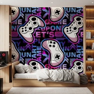 Tapeta Gamepady Graffiti