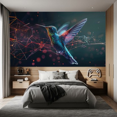 Tapeta Kolorowy koliber