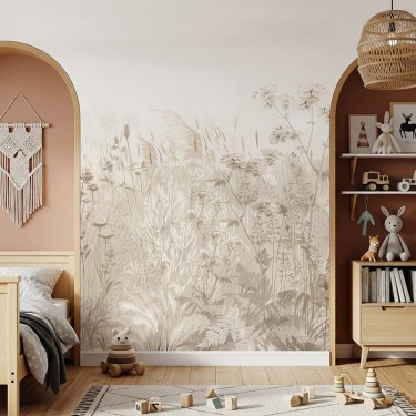 Tapeta Kwiaty na łące