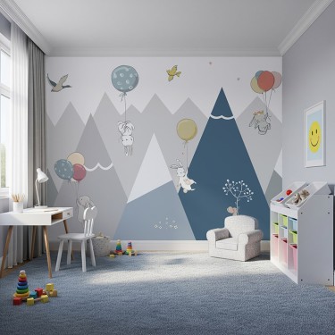 Tapeta Latające króliczki