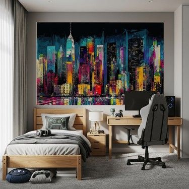 Tapeta Kolorowy Nowy Jork