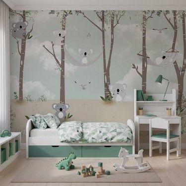 Tapeta Misie koala w lesie