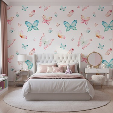 Tapeta Kolorowe motyle