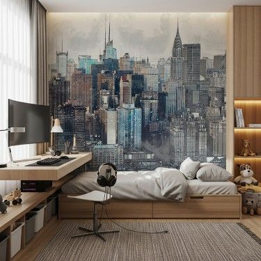 Tapeta Panorama Manhattanu